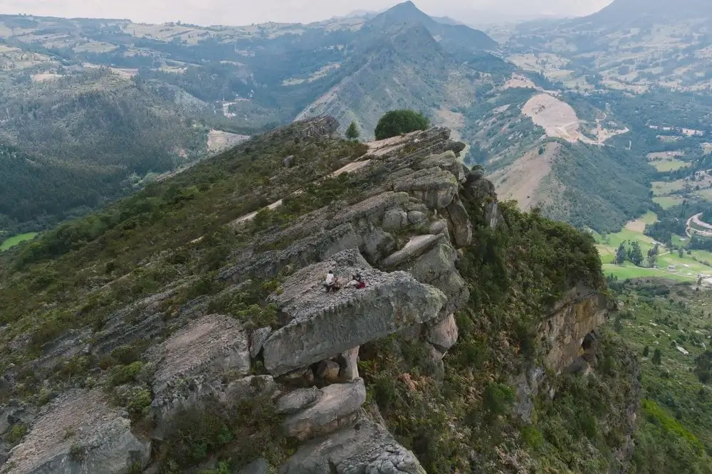 Chachapoyas Mountains hike green landscape, Peru