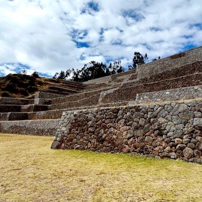 A view of Chinchero in the Sacred Valley of Peru, showcasing traditional Andean architecture and beautiful landscapes | Andean Travel Experience.