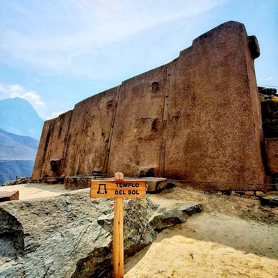 Temple of The Sun in Ollantaytambo, Cusco, showcasing ancient Inca architecture | Andean Travel Experience