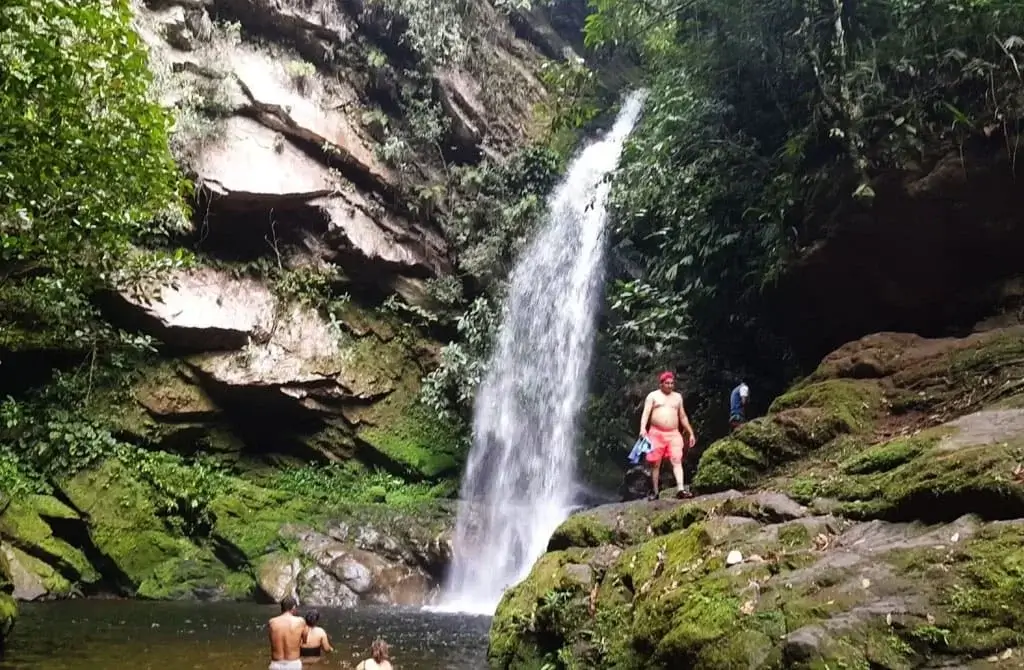 Huacamaillo Falls, also known as Ahuashiyacu’s Twin, near Tarapoto, Peru — a stunning tropical waterfall surrounded by lush Amazon rainforest and natural pools. | Andean Travel Experience