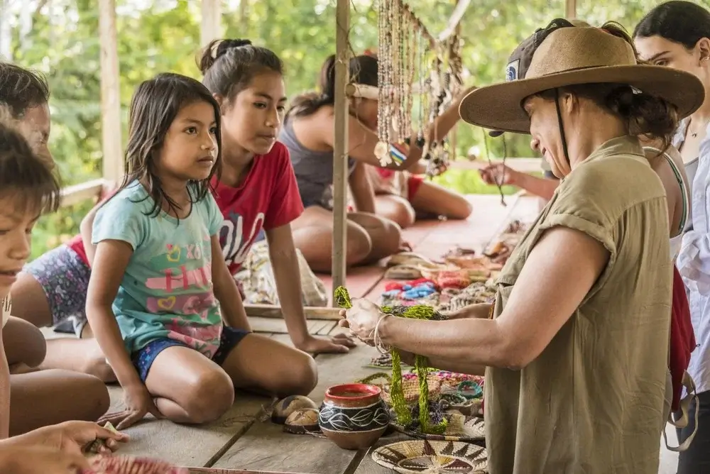 Artisan market with local community along the Amazon Rive | Andean Travel Experience