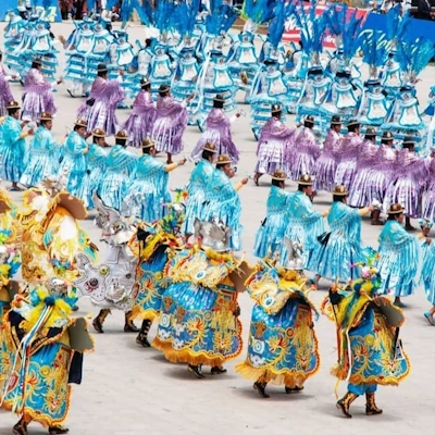 Traditional dances performed during the Virgen de la Candelaria festival in Puno | Andean Travel Experience.