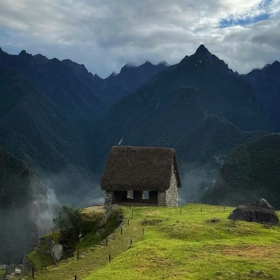 Guardhouse at Machu Picchu, Peru – Ancient Inca structure with panoramic views of the ruins | Andean Travel Experience