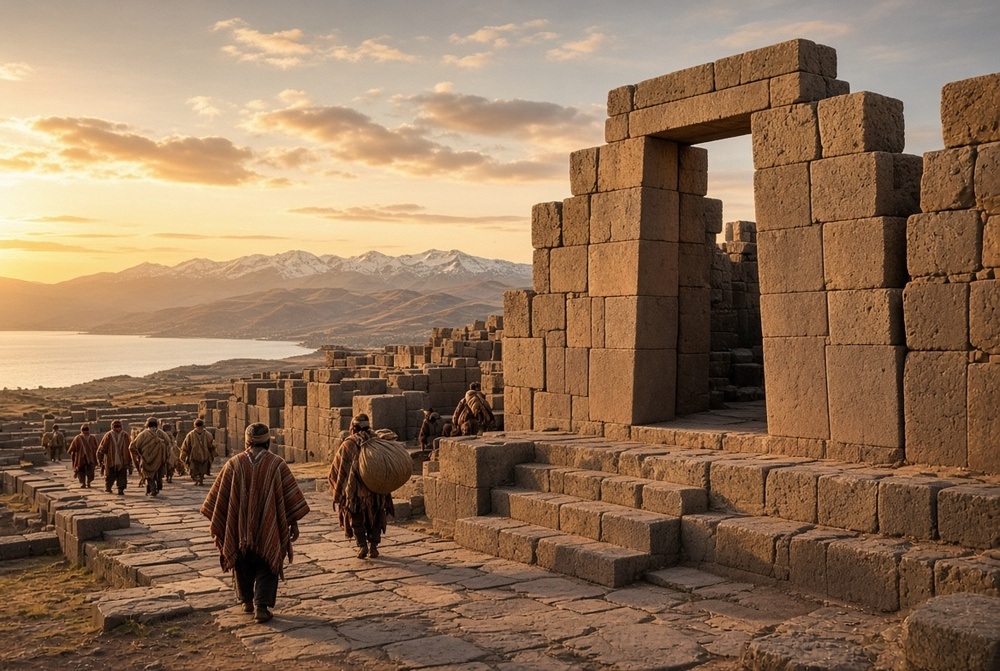 Inca Style rocks and buildings on a city | Andean Travel Experience