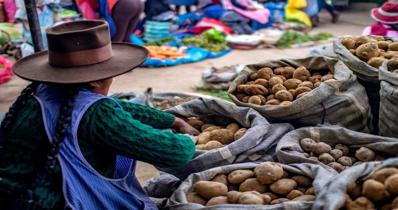Market of Potatoes in The Andes of Peru | Andean Travel Experience Market of Potatoes in The Andes of Peru | Andean Travel Experience