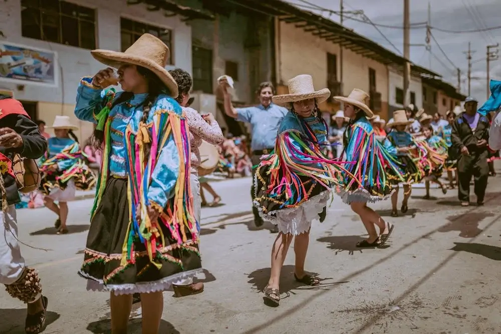 Local families participating in Cajamarca’s cultural carnival traditions | Andean Travel Experience Local families participating in Cajamarca’s cultural carnival traditions| Andean Travel Experience