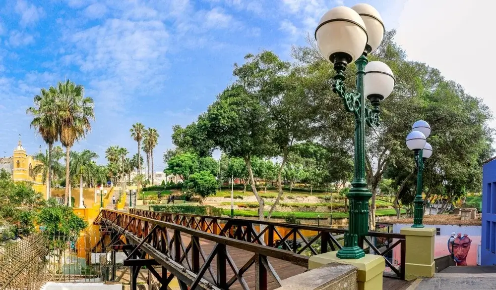 Puente de los Suspiros in Barranco Peru at daylight | Andean Travel Experience