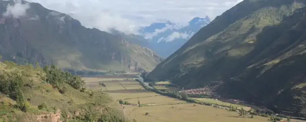 Panoramic view of the Sacred Valley of the Incas in Peru | Andean Travel Experience