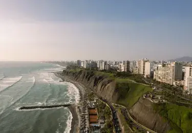 Scenic ocean view from Barranco, Lima’s coastal and bohemian district | Andean Tavel Experience