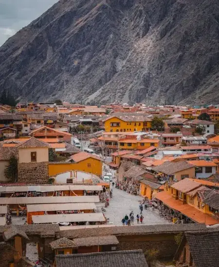 The Inca ruins of Ollantaytambo in the Sacred Valley, Peru, with its terraces and ancient fortress | Andean Travel Experience