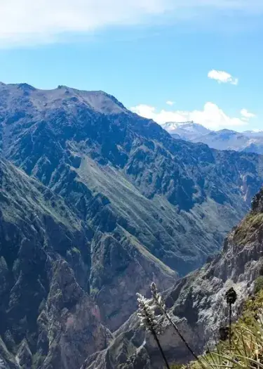 Wide-angle view of Colca Canyon, one of the deepest canyons in the world, surrounded by rugged Andean mountains | Andean Travel Experience Wide-angle view of Colca Canyon, one of the deepest canyons in the world, surrounded by rugged Andean mountains | Andean Travel Experience