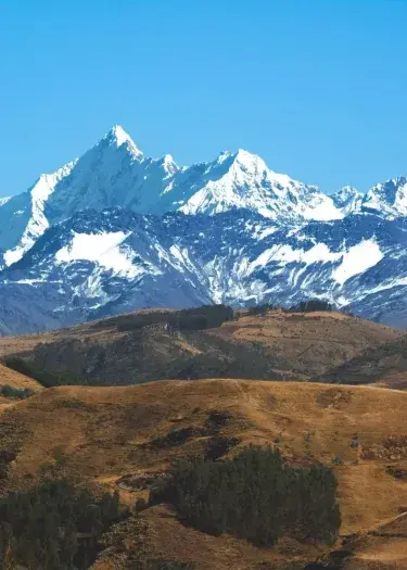 Landscape of Andes Mountains in Peru snow cape peaks and more | Andean Travel Experience