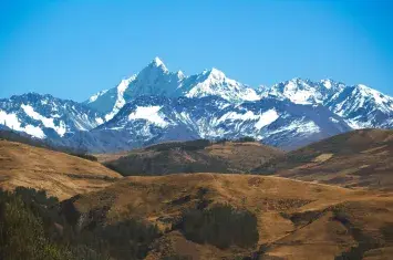 Landscape of Andes Mountains in Peru snow cape peaks and more | Andean Travel Experience