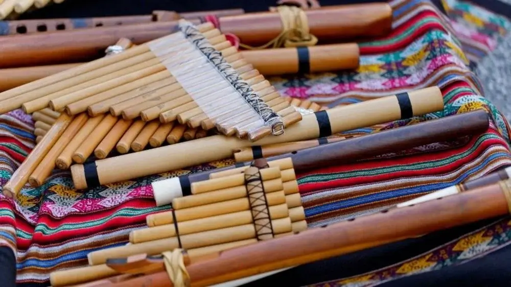 Traditional Andean musical instruments used in Quechua cultural ceremonies and celebrations. | Andean Travel Experience